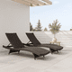 thumbnail image 2 of Pack de 2 Reposeras Moderna para Terraza o Piscina en Ratán, 2 of 7