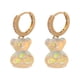 thumbnail image 1 of Pendientes colgantes de oso, pendientes de gota de oso, regalo de joyería, pendientes de tuerca con forma de gota de animal, bonitos pendientes de oso, 1 of 5