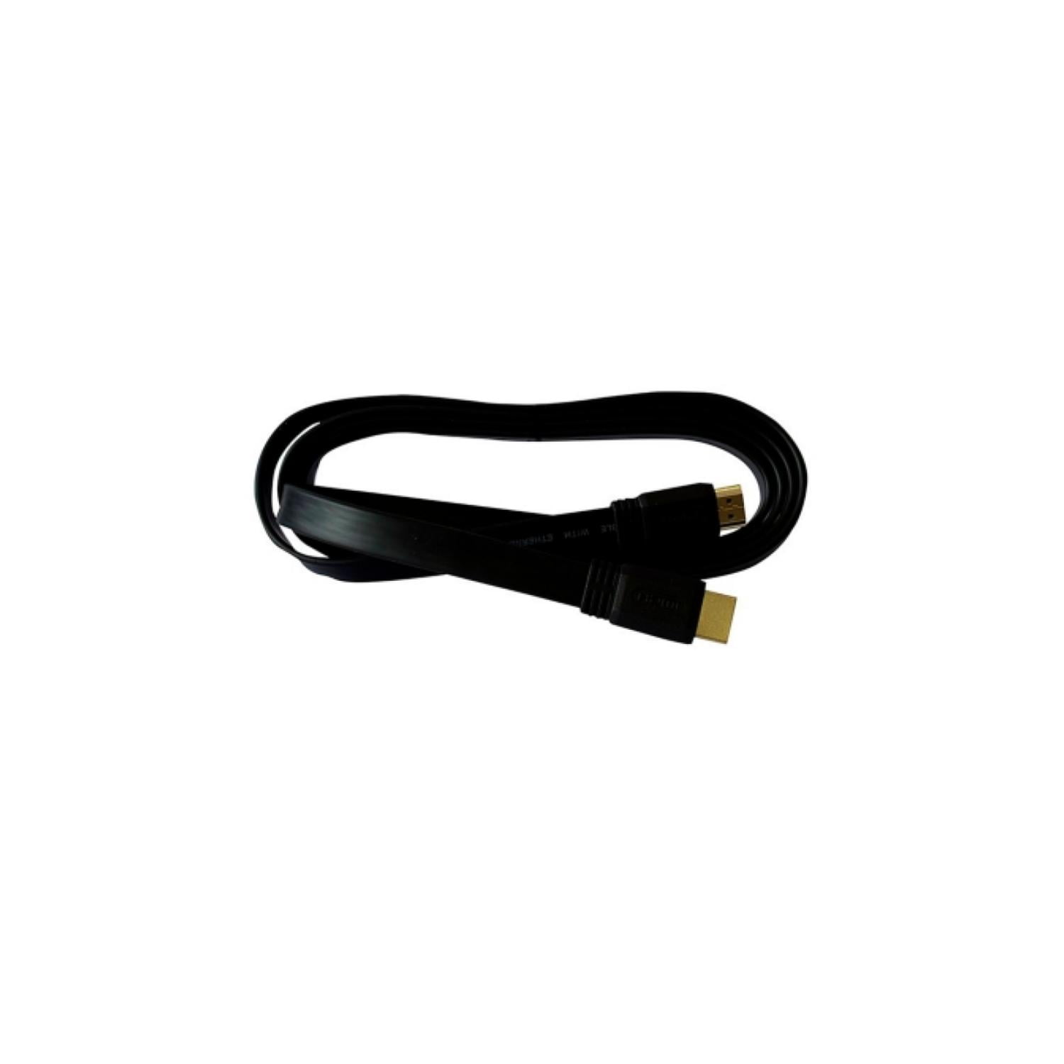Cable Hdmi Hd 4k 3mts Tipo Flat Negro Philco