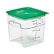 thumbnail image 2 of Recipiente Graduado Cuadrado Policarbonato 4 Lts Y Tapa Verde, 2 of 4