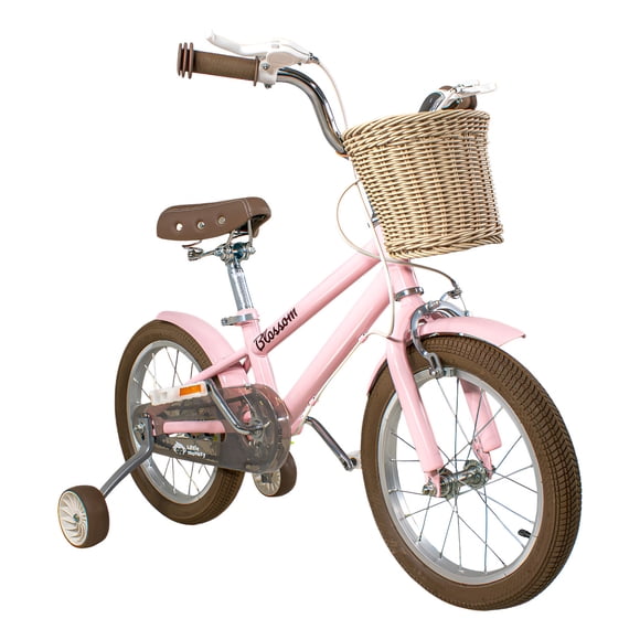 Bicicleta Infantil Niña Rodada 16 Rosa Ruedas Entrenamiento Tamaño Del Cuadro S