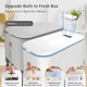 thumbnail image 4 of Dispensador de arroz Lenwi de 11,34 kg sin BPA con vaso medidor, color azul, 4 of 7