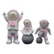 thumbnail image 1 of 3 Uds Estatuas De Astronauta Adornos Para Tartas Figuritas Para Alféizares Manualidades Decoración Rosa, 1 of 5