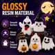 thumbnail image 4 of Figurita AUZXMCN 24 piezas fantasma de Halloween de resina, 4 of 9