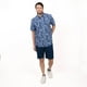 thumbnail image 4 of Camisa M/C Guayabera Estampada Regular Fit azul L, 4 of 5