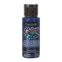 Pintura Con Purpurina Decoart Galaxy 59 Ml Azul