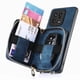 thumbnail image 3 of Funda Tipo Cartera con Correa Cruzada para Xaiomi 13 Protección Contra Golpes Azul, 3 of 6