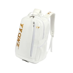 Ioensy - Mochila De Bádminton, Bolso De Hombro, Bolsa Para Raquetas De Tenis, Bolsa Para Raquetas De Bádminton, Color Blanco Y Dorado