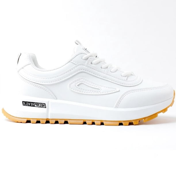 Zapatilla Deportiva Blanco Mujer Ecocuero Kioto S21 blanco 39