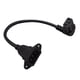 thumbnail image 4 of Cable de alimentación C14 a C13 Enchufe C14 de a enchufe C13, cable de extensión de fuente de alimentación, cable de extensión negro duradero 30 centimetros, 4 of 5