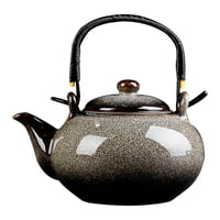 Bothyi - Tetera De Cerámica Dispensador De Té Tradicional Tetera Para Picnic Senderismo Al Aire Libre Gris