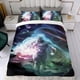 thumbnail image 4 of Space Ghost Conjunto de sábanas temático, trío de piezas, cómodo y amigable con la piel, diseño único, regalo de decoración para el hogar para familiares, amigos y fans,135cm *200cm, 4 of 6