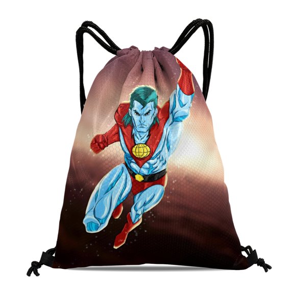 Mochila de Cuerdas Desmarcar Capitán Planeta 30x40 cm