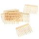thumbnail image 1 of Peine Del Pelo Del Metal En Blanco De La Vendimia Para Los Accesorios Nupciales Del Pelo DIY 5.6cm Oro, 1 of 2