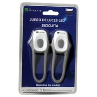 Green E - Luces Led Trasera Bicicleta X2 Blanca