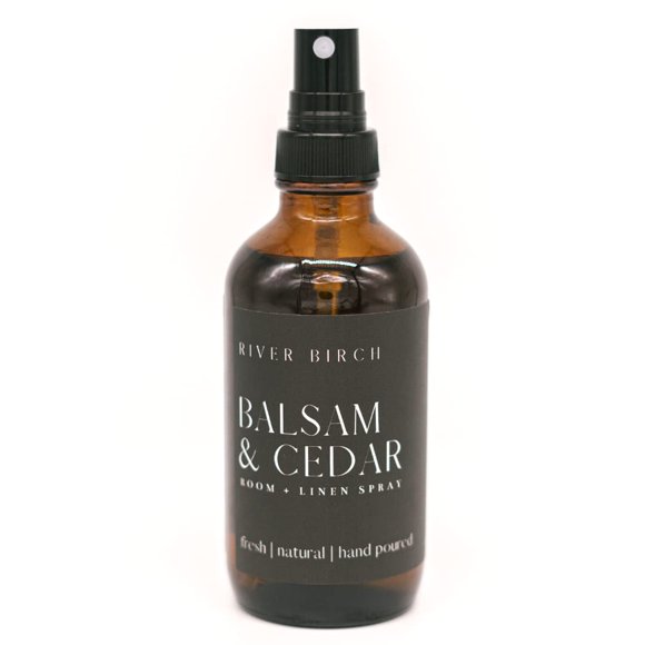 Room Spray River Birch, bálsamo de lino de lujo y cedro, 120 ml