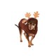 thumbnail image 1 of Disfraz Mascota Reno Perros Grandes XXL, 1 of 2