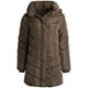 thumbnail image 2 of Chaqueta acolchada Steve Madden, larga y pesada, color oliva para mujer, 2 of 3