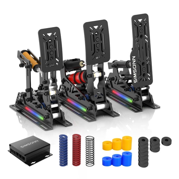 Pedales hidráulicos para simulación de carreras SIMSONN PRO X Ultra para PC