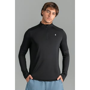 Ultimate Midi Zipper Sport Hombre Black Onyx