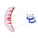 thumbnail image 3 of Entrenador Kite de Potencia Kitesurf Kiteboarding Paracaídas Rojo y Blanco, 3 of 3