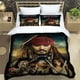 thumbnail image 1 of Bedding Set Pirates of the Caribbean Duvet Pillowcase Queen Double Bed, Home Room Bedroom Pirate Duvet Cover Boy Gift Bed Sheets, 1 of 5