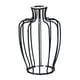 thumbnail image 3 of Florero De Arte Del Hierro, Florero Transparente Simple Para Sala De Estar, Césped, Decoración Del Hogar, Negro, 3 of 3