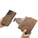 thumbnail image 4 of Funda Billetera Magnética para Samsung Galaxy S23 Ultra Soporte Tarjetas Desmontable Marrón, 4 of 6