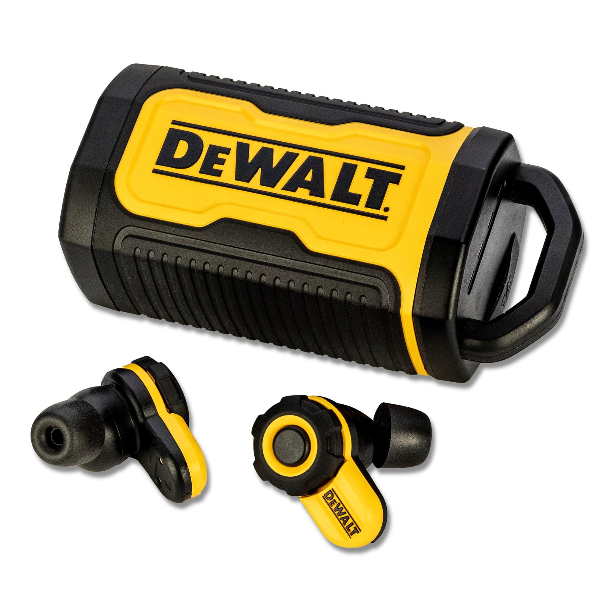 DeWALT ワイヤレスイヤホン Auriculares inalámbricos True DEWALT Bluetooth Jobsite Pro X2 ANC