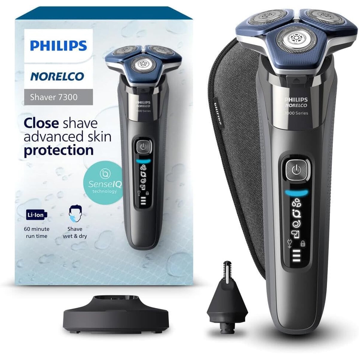 Afeitadora Philips Norelco Shaver 7300 Recargable Wet Dry