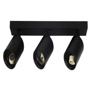 Hb Led - Foco Spotlight Sobrepuesto Cielo O Muro 3Xgu-10 Negro W