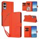 thumbnail image 2 of Funda Cartera Trébol para Samsung Galaxy S25 Edge con Ranuras Tarjetas y Carga Inalámbrica Naranja, 2 of 6