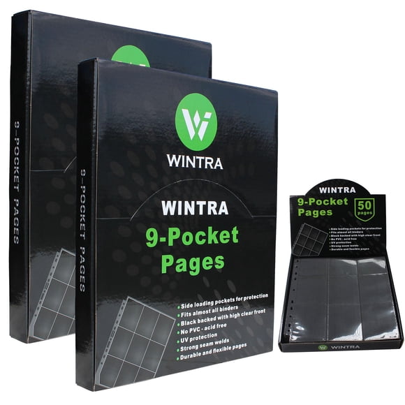 Funda para Documentos de Cartas WINTRA 100 Páginas 24x30 cm 9 Bolsillos