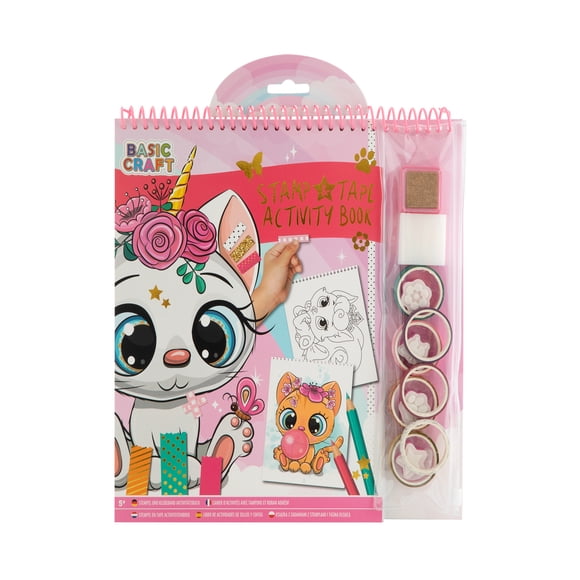 Libro de Actividades con Cinta Adhesiva Gatitos Moxy