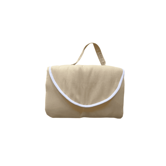 Mudador portatil lino beige