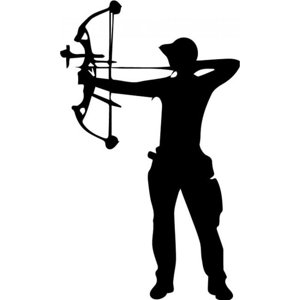 Rienda Libre Graphics - Decomural Crossbow Archer Archery Ws-32810