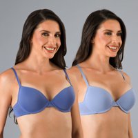 Pack 2X Sosten Balconet Push Up Flores Mujer 25634-274