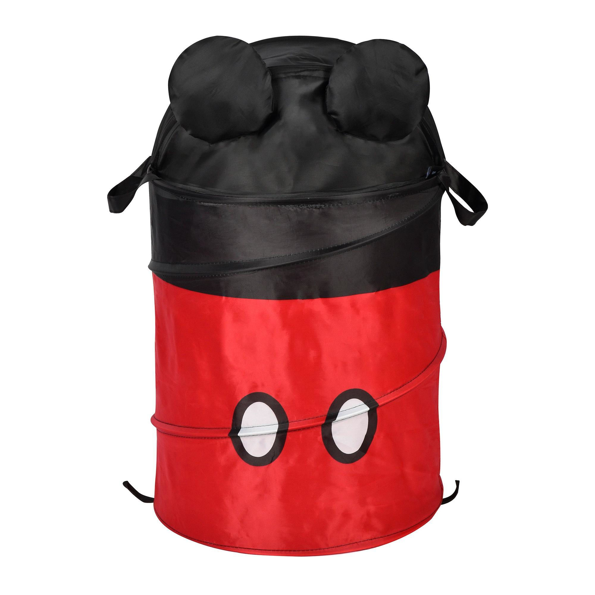 Disney - Cesta Mickey Mkf-12 Poliéster - Metal Rojo - Negro