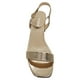thumbnail image 3 of SANDALIAS DE FIESTA HUALUNAOTE CHAMPAGNE | T2112 - Talla 37, 3 of 5