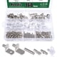 thumbnail image 1 of Kit de taquetes para repisas Keadic de 160 piezas, niquelados, para muebles, 1 of 7