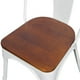 thumbnail image 5 of Silla De Comedor Madera Metal Tolix Blanco, 5 of 7