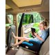 thumbnail image 2 of Protector de asiento de coche Owleys Premium Leather, impermeable, negro, 2 of 9