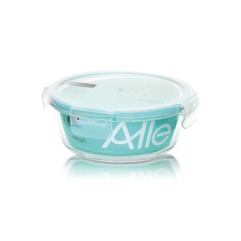 Allegra - Hermético Vidrio Redondo 720Ml 1 Pieza Transparente