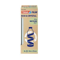 Tesa - Cinta Adhesiva Eco & Crystal Torre 19Mm X 33Mts 8Un