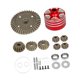 thumbnail image 2 of Partes De Actualización De ACCS De Diy De Mando De Caja Diferencial Para 1/10 Xv-02 BT-01 Rojo, 2 of 5