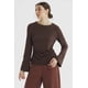 thumbnail image 2 of Polera Mujer Ajustado Chocolate - ll, 2 of 4