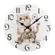 thumbnail image 4 of Reloj De Pared Divertido Con Diseño De Gato, Reloj De Pared Rústico Y Silencioso Para Interior, Dormitorio, Sala De Estar, Estilo A, 4 of 5