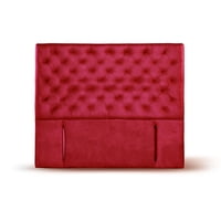 Latam Home - Respaldo Brescia Cuero Rojo King