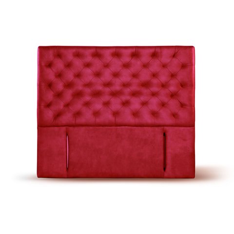 Latam Home - Respaldo Brescia Cuero Rojo King