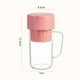 thumbnail image 4 of Vaso Botella Licuadora Recargable Juguera Batidora Portatil Rosado, 4 of 4